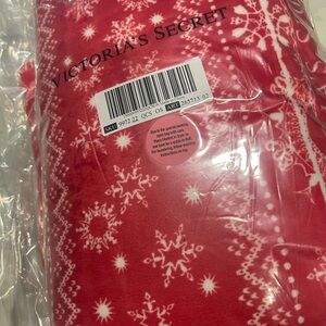 Victoria's Secret Festive Red Blanket